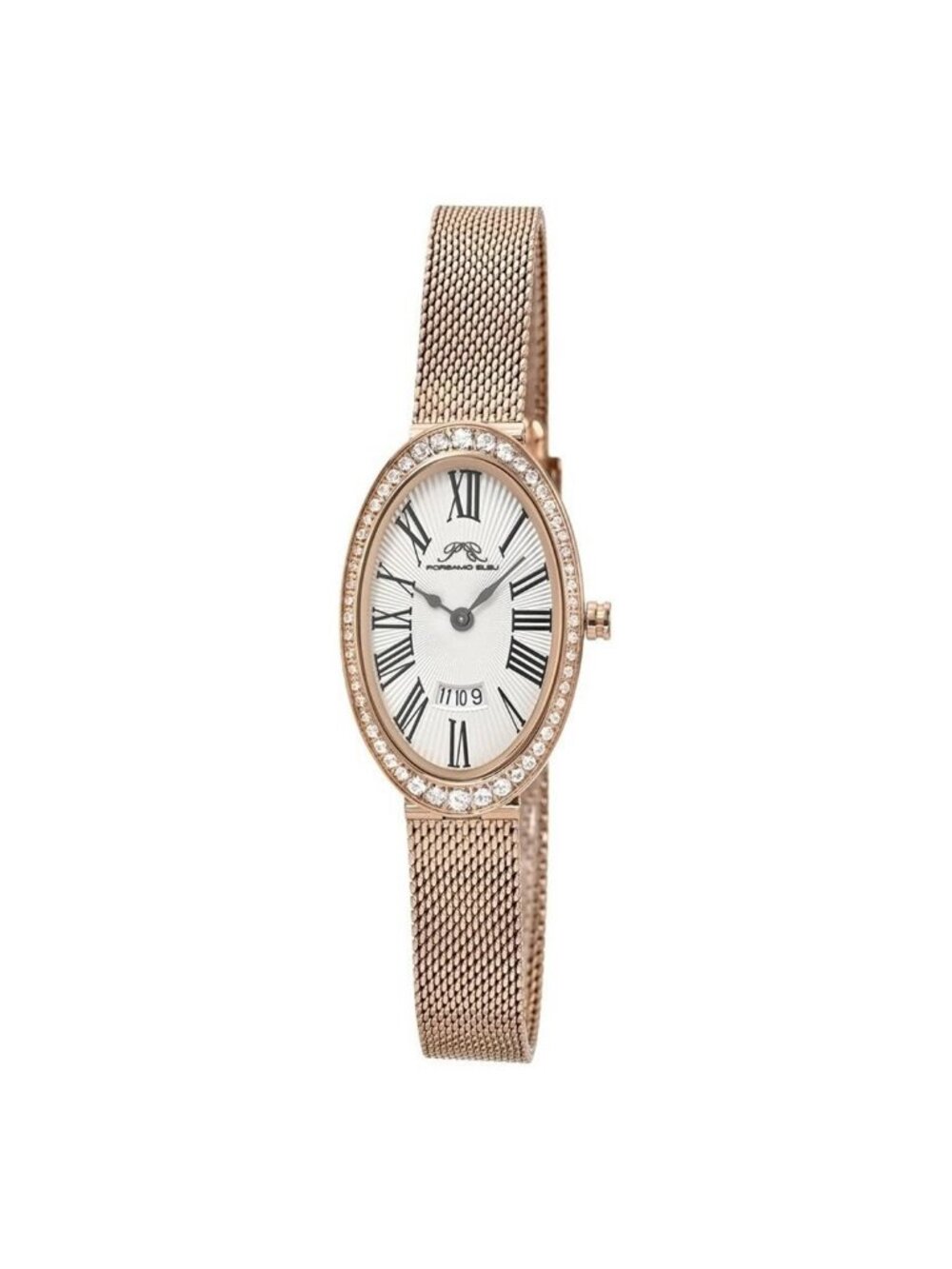 NWT Porsamo Bleu Eloise Quartz White Dial Topaz Ladies Watch